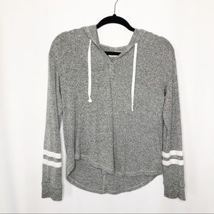 Hollister grey hooded sweater small lightweight
